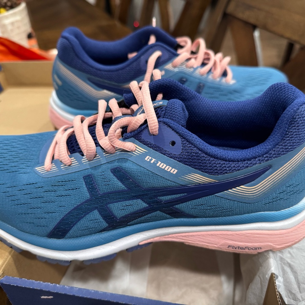 SOLD SOLD SOLD Asics Women's Athletic Shoes in Blue and Pink